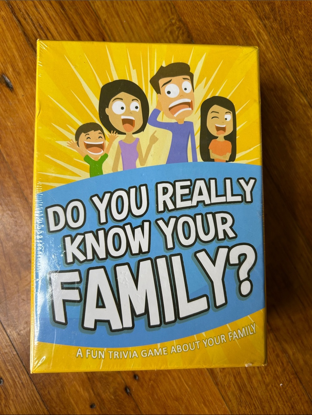 Do You Really Know Your Family? – Yellow Family Trivia Card Game